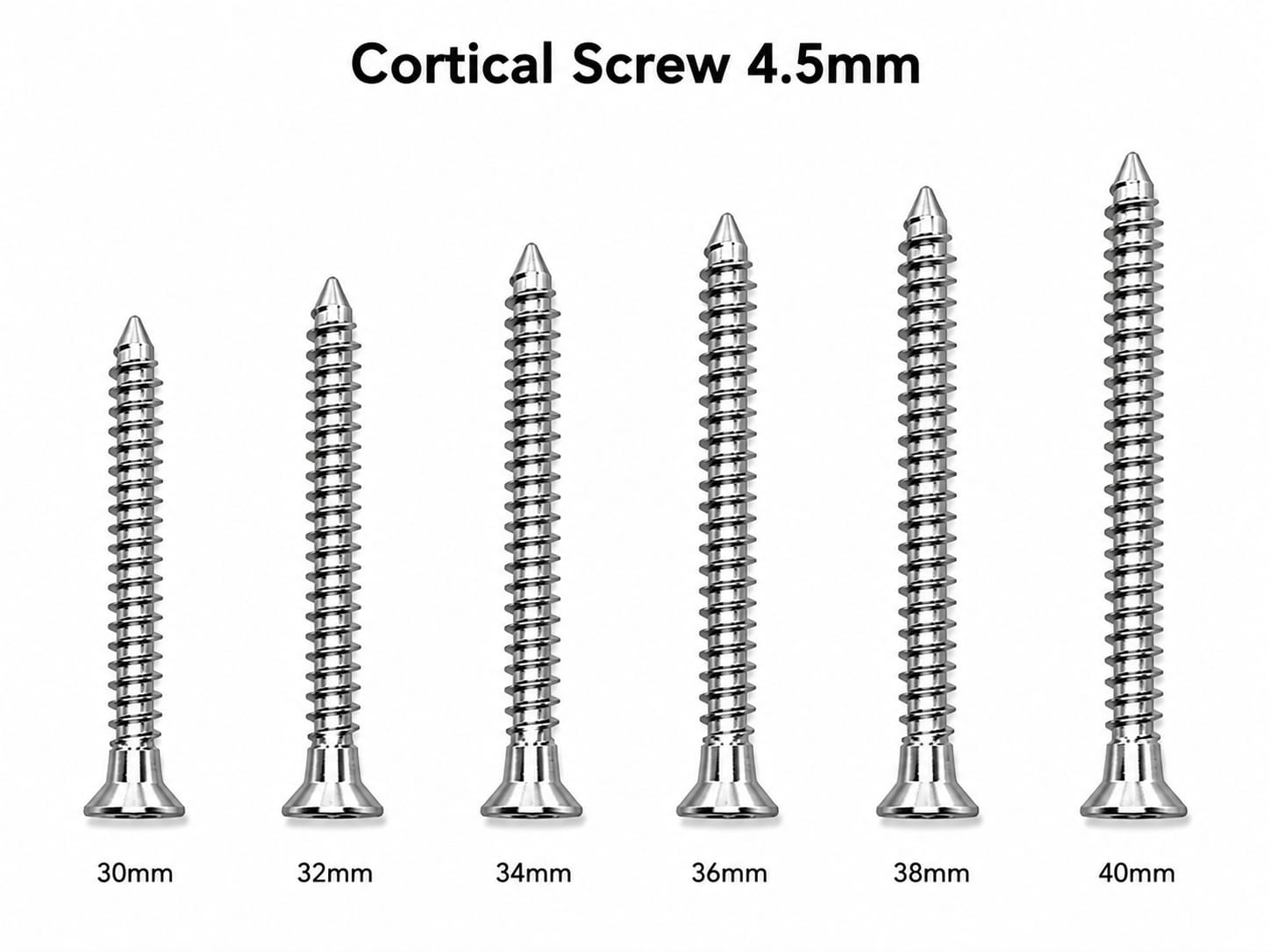 Premium 4.5mm Cortical Screw Set